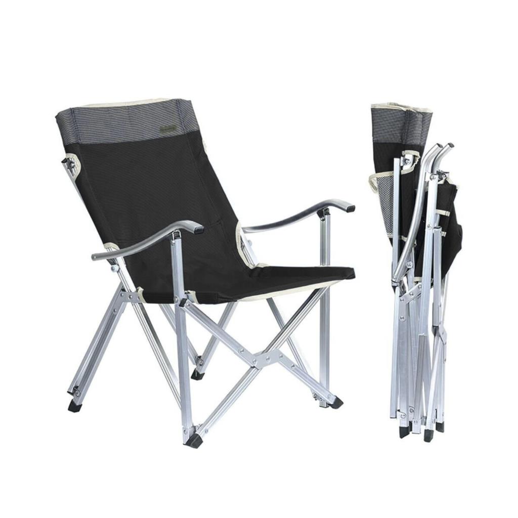 Katlanır Kamp Piknik Sandalyesi - Madfox Dachuan - Siyah - 547213 - Taşıma Çantalı