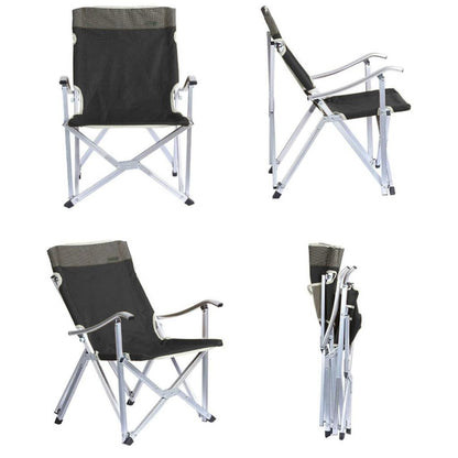 Katlanır Kamp Piknik Sandalyesi - Madfox Dachuan - Siyah - 547213 - Taşıma Çantalı