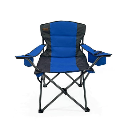 Katlanır Kamp Piknik Sandalyesi - Madfox Echo - Bardaklıklı - Mavi - 547287 - Taşıma Çantalı