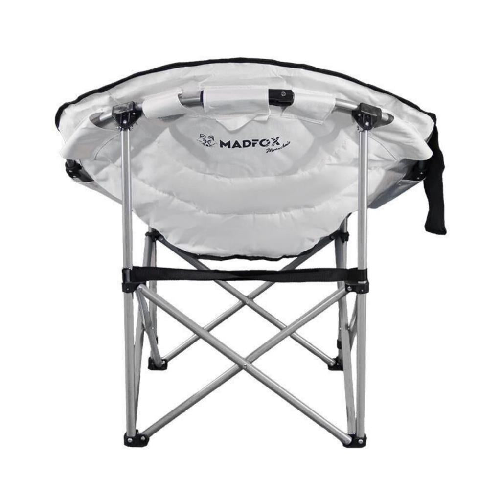 Katlanır Kamp Piknik Sandalyesi - Madfox Moonchair Deluxe - Siyah/Gri - 547212 - Taşıma Çantalı