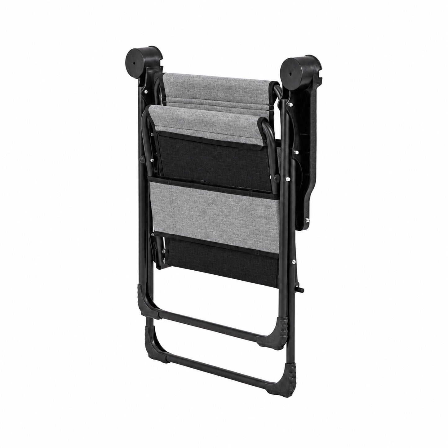 Katlanır Piknik ve Kamp Sandalyesi - Bardaklıklı - Rock Plus - Linen Gri