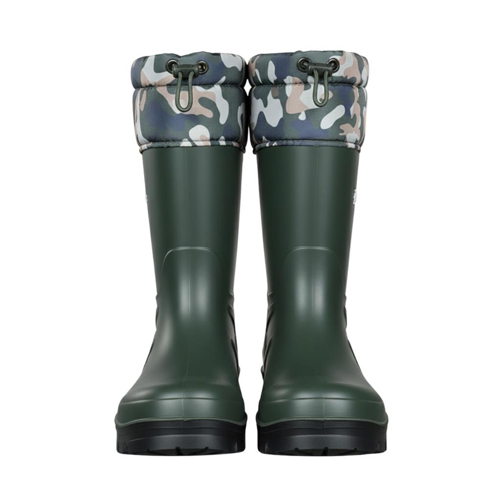 Konçlu PU Kısa Avcı Çizmesi - Su Geçirmez - Kaymaz Taban - Thermoking - Balıkçı Çiftçi Çizme