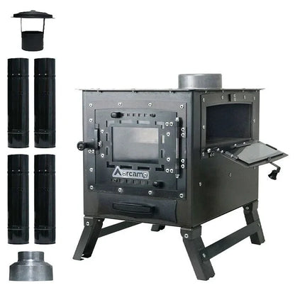 Kuzineli Çadır Sobası - Orcamp (OUT-4710)