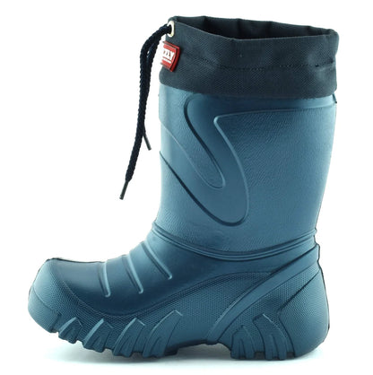 Lemigo Grizzly Eva Çocuk Kürklü Lacivert Yağmur Çizmesi (835)