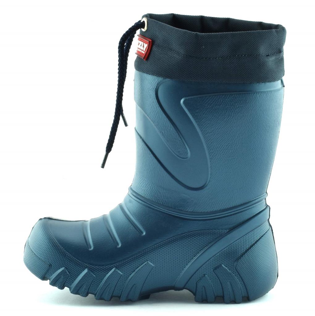 Lemigo Grizzly Eva Çocuk Kürklü Lacivert Yağmur Çizmesi (835)