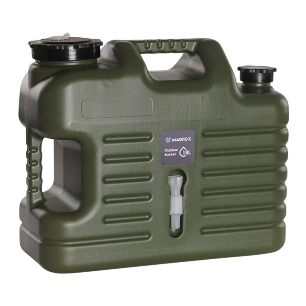 Musluklu Su Bidonu - Madfox Galon Air PE - 18 Litre - Yeşil - 547309