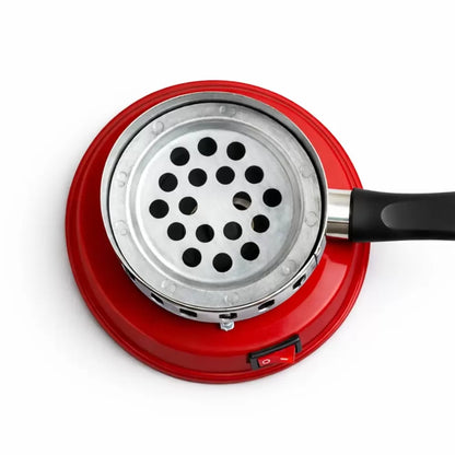 Nargile Köz Ocağı - Elektrikli - Kırmızı - İksa - (İK-209)