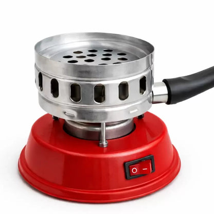 Nargile Köz Ocağı - Elektrikli - Kırmızı - İksa - (İK-209)