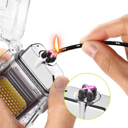 Panther USB Şarjlı Çakmak&Fener Kırmızı PT-6888