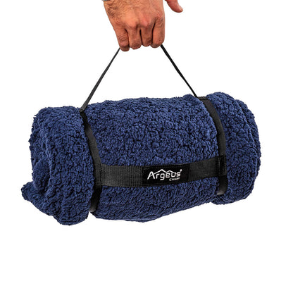 Peluş Polar Televizyon Battaniyesi - Lacivert