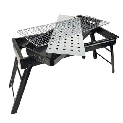 Portatif Katlanabilir Mangal - Madfox Cookout BBQ - Siyah - 547305