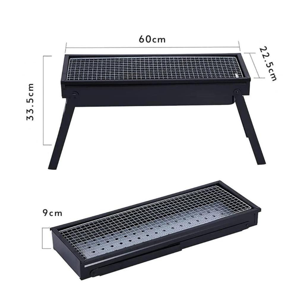 Portatif Katlanabilir Mangal - Madfox Cookout BBQ - Siyah - 547305