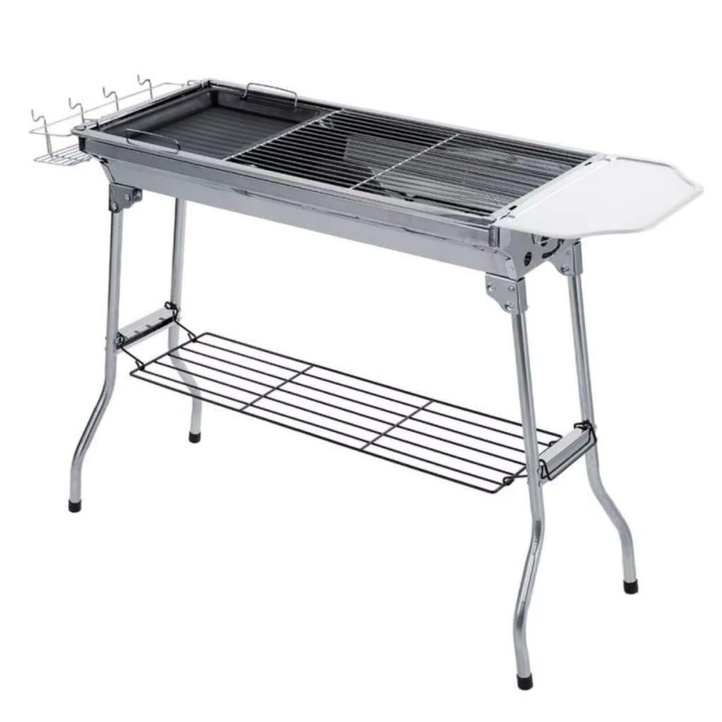 Portatif Katlanabilir Mangal - Madfox Grilmate BBQ - Silver - 547307