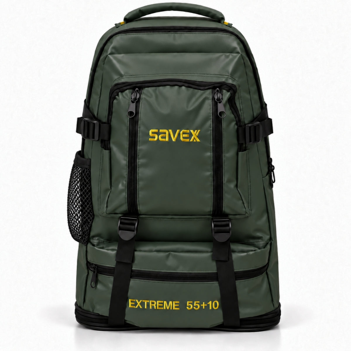 Profesyonel Körüklü Sırt Çantası - Savex - 55+10 LT - Haki