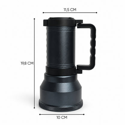 Şarj Edilebilir El Feneri - Şarjlı Projektör - 15 Watt - DAT - DT-827