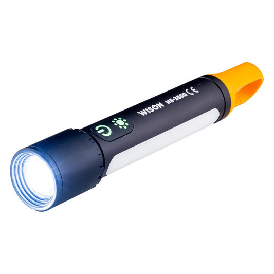 Şarj Edilebilir El Feneri - Wison - 1500 Lümen - 10 Watt - Zoomlu - COB LED