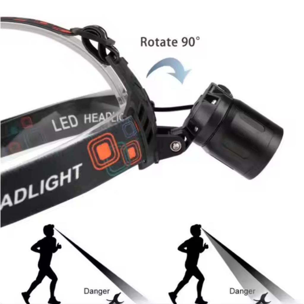 Şarj Edilebilir Kafa Lambası - Wison - 1400 Lümen - 15 Watt