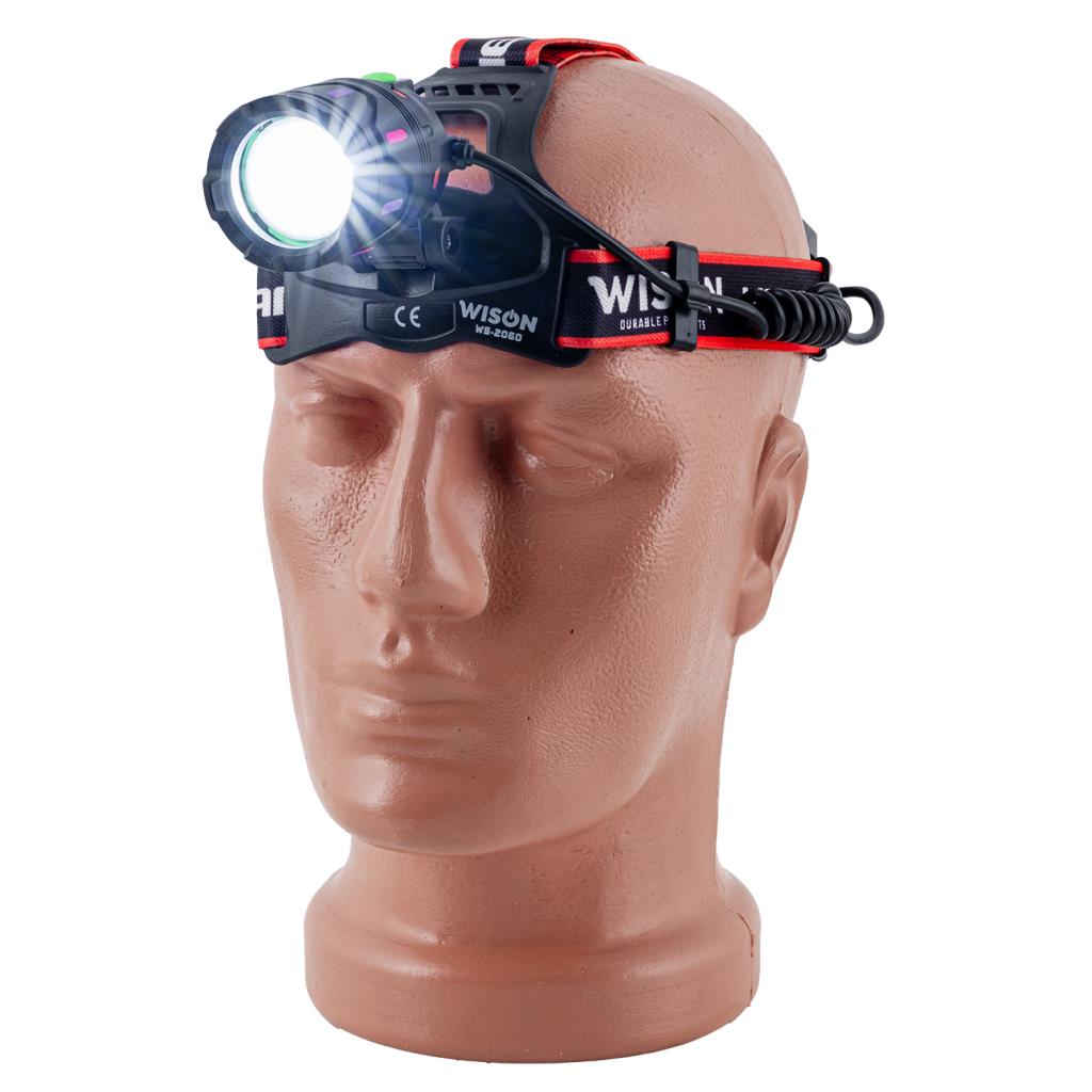 Şarj Edilebilir Kafa Lambası - Wison - 1800 Lümen - 25 Watt (WS-2060)
