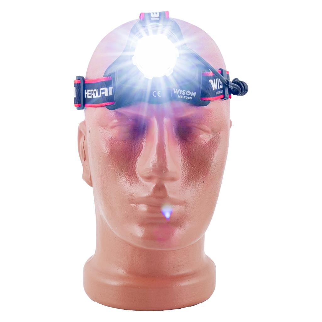 Şarj Edilebilir Kafa Lambası - Wison - 1800 Lümen - 25 Watt (WS-2060)