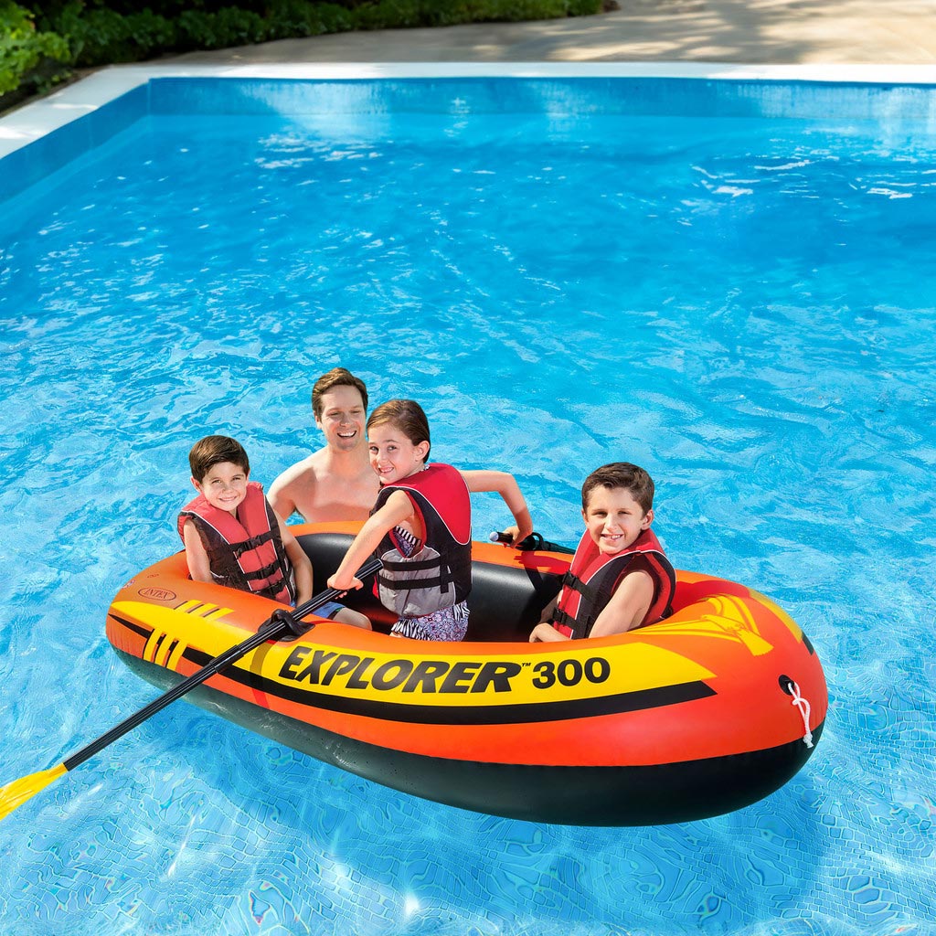 Şişme Bot Seti - Intex - Explorer 300 - 211cm - 3 Kişilik (58332)