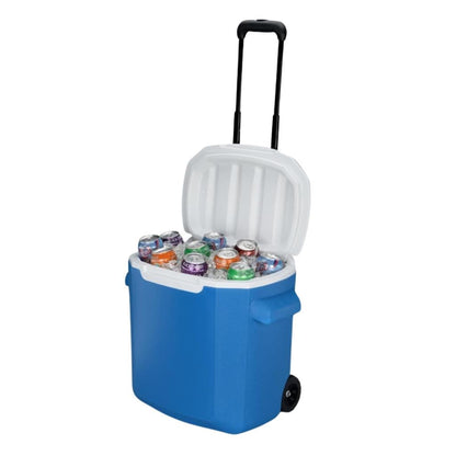 Soğutucu Buzluk - Coleman - Performance 28 QT Tekerlekli - 26 lt - Mavi/Beyaz