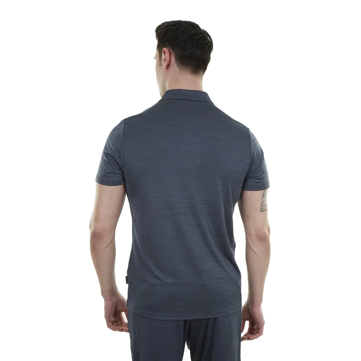Spor Erkek Polo Yaka Tişört - Hızlı Kuruyan Tişört - Ultra Dry Antrasit (600613)