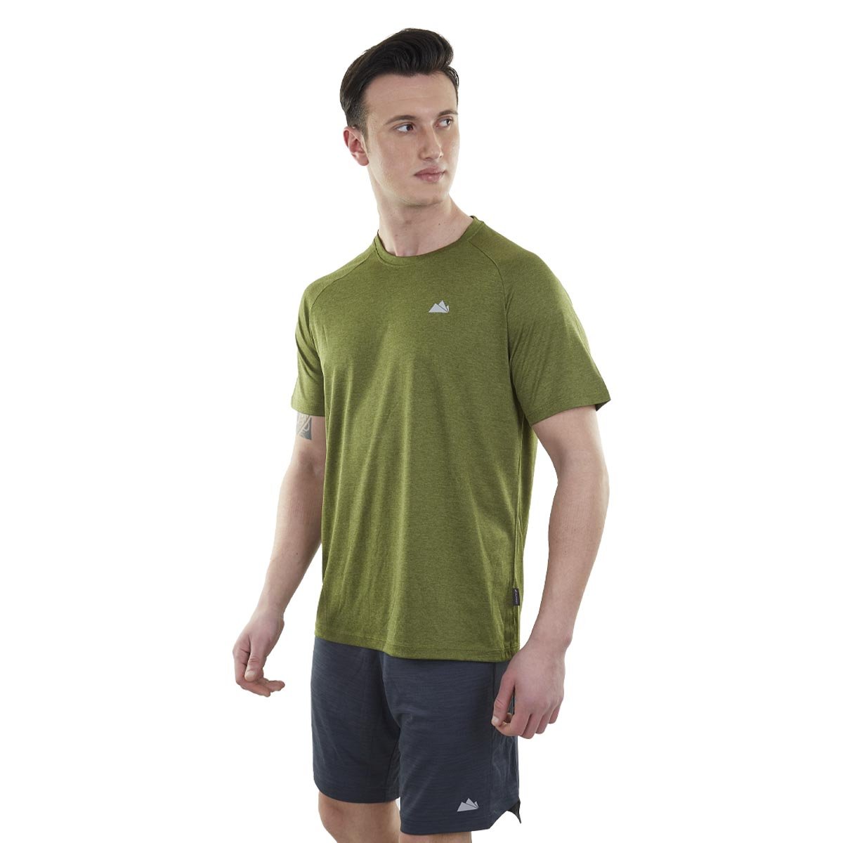 Spor Erkek Tişört - Hızlı Kuruyan Tişört - Ultra Dry - Haki (600614)