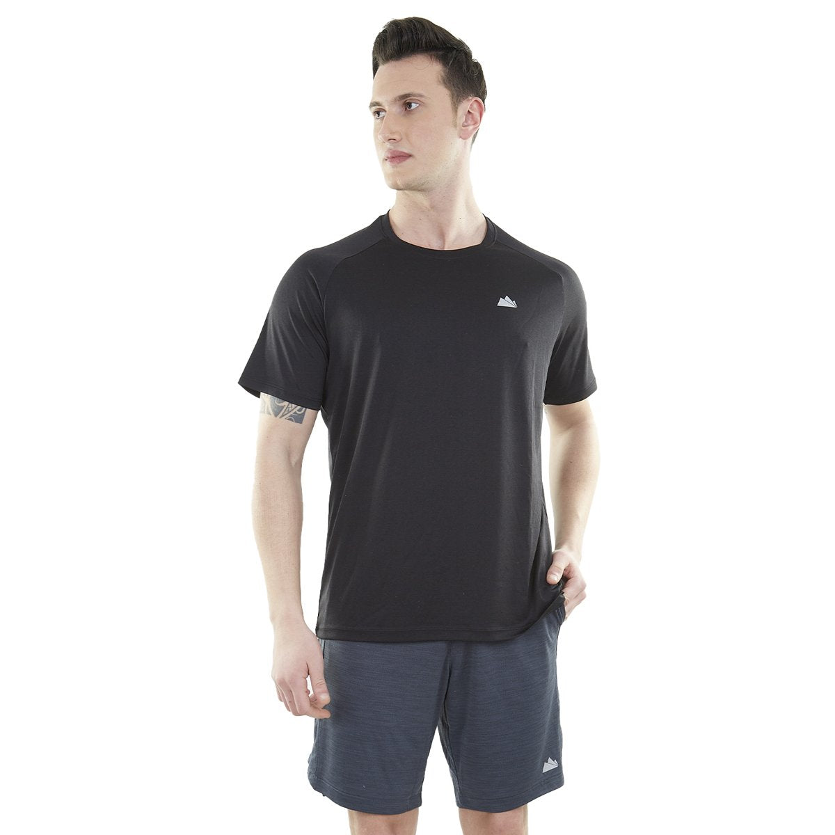 Spor Erkek Tişört - Hızlı Kuruyan Tişört - Ultra Dry - Siyah (600614)