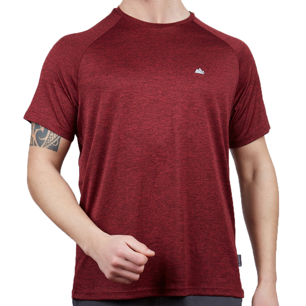 Spor Erkek Tişört - Terletmez Kumaş - Speedwick Move - Bordo