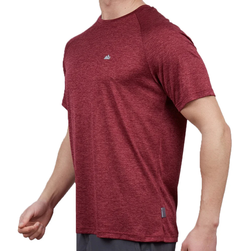 Spor Erkek Tişört - Terletmez Kumaş - Speedwick Move - Bordo
