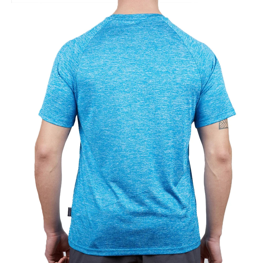 Spor Erkek Tişört - Terletmez Kumaş - Speedwick Move - Deniz Mavi