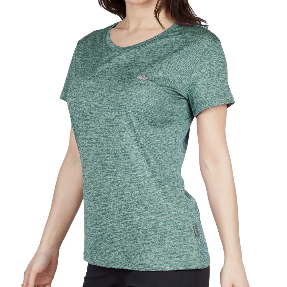 Spor Kadın Tişört - Terletmez Kumaş - Lumi - Yeşil