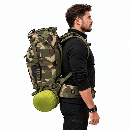 Su Geçirmez Outdoor Sırt Çantası - Dağcı Çantası - Savage Ventura 60LT- Kamuflaj