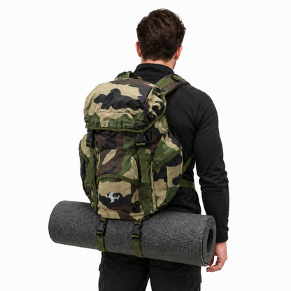Su Geçirmez Outdoor Sırt Çantası - Kamp Çantası - Savage Ventura 35LT - Kamuflaj