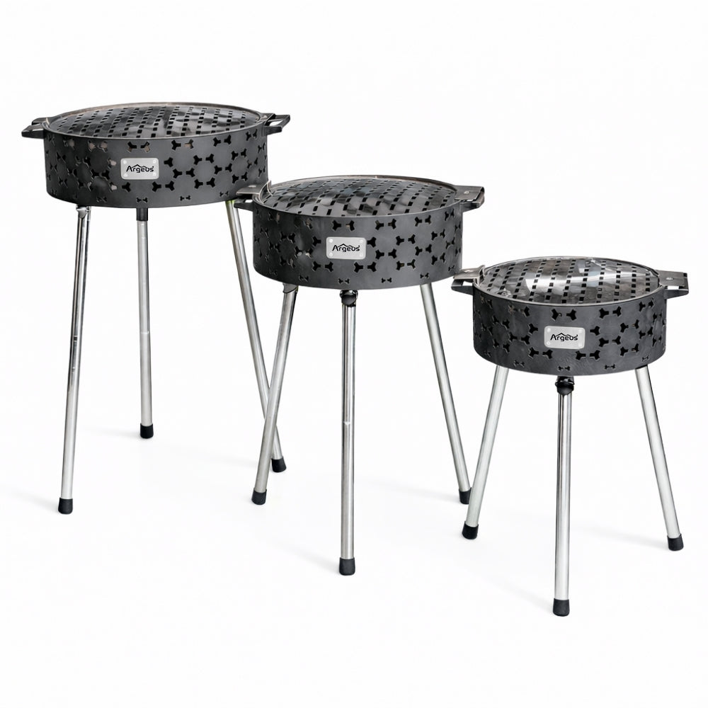 Taşınabilir Kömür Barbekü Mangal  - Büyük - 44cm*13cm*67cm