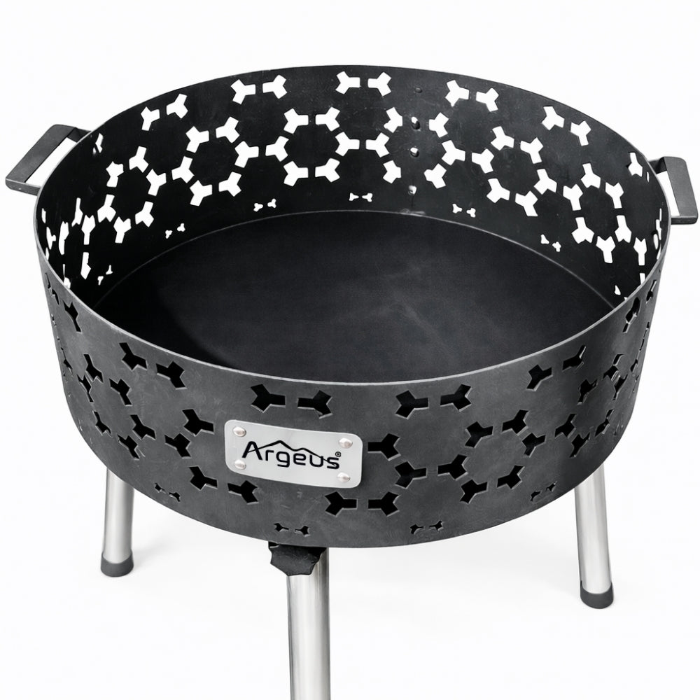 Taşınabilir Kömür Barbekü Mangal  - Büyük - 44cm*13cm*67cm