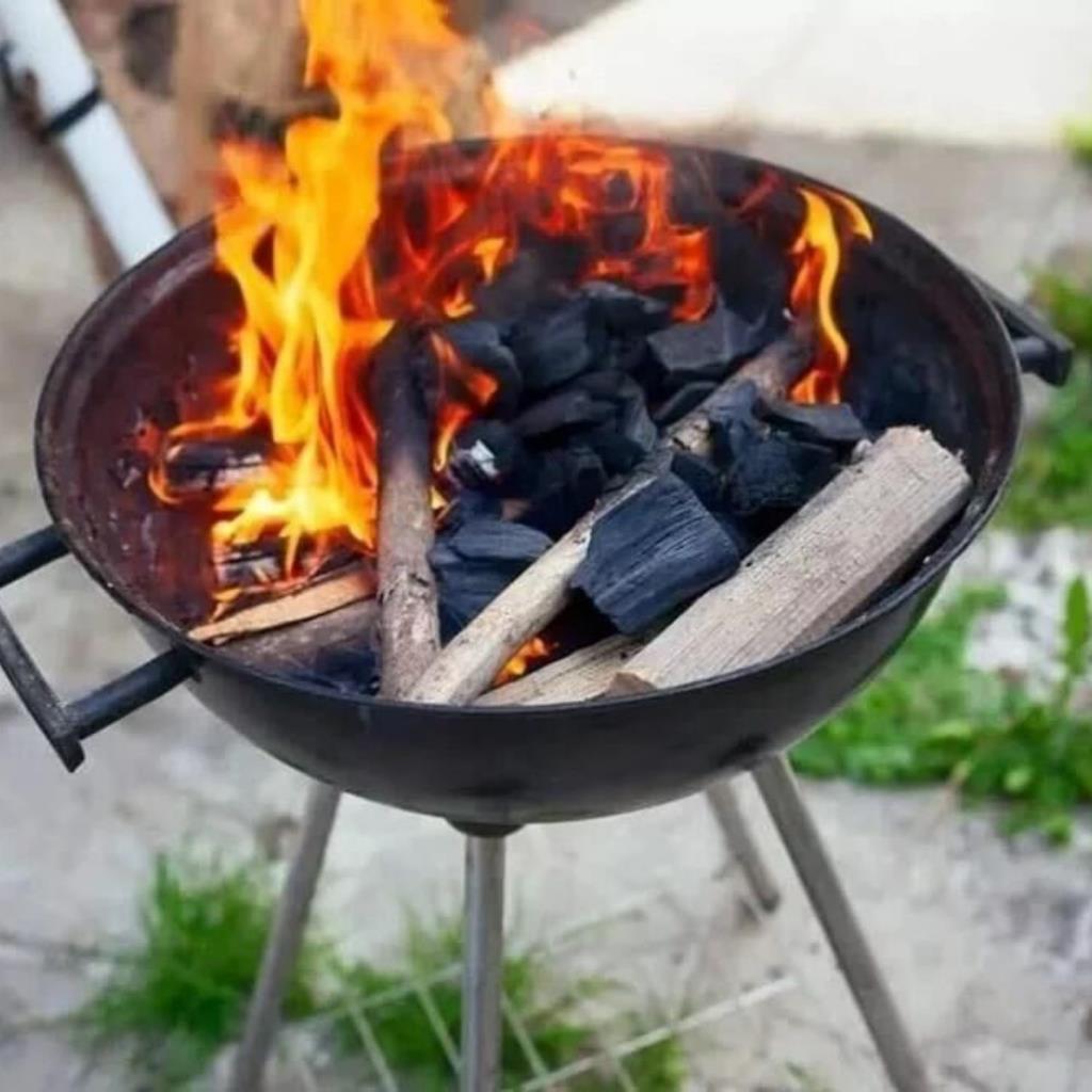 Taşınabilir Kömür Barbekü Mangal - Madfox Cook - Kırmızı/Siyah - 547217