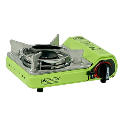Tekli Çantalı Mini Portatif Ocak - Orcamp - Yeşil (CK-506)
