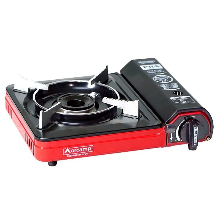 Tekli Portatik Ocak - Orcamp - Kırmızı -(CK-505)
